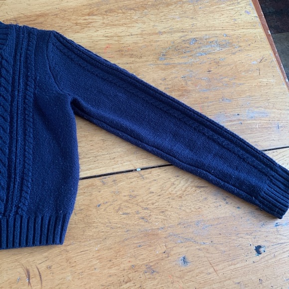 Women’s Cozy Navy Blue cable knit Forever 21 sweater and skirt set size M - Picture 4 of 9